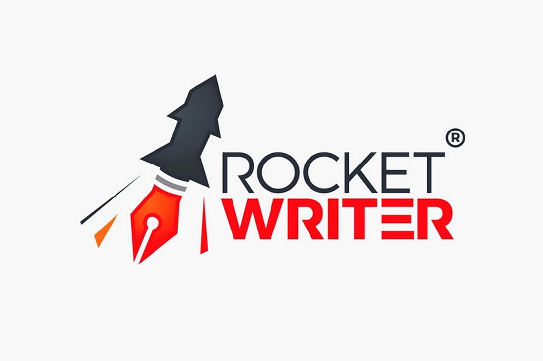 Rocket Writer - Free Creative Logo Template