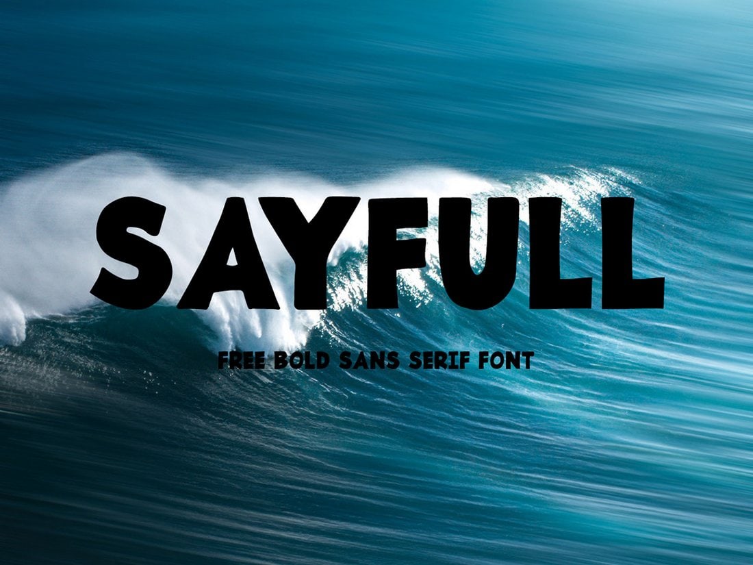 Sayfull - Free Bold Sans Serif Font