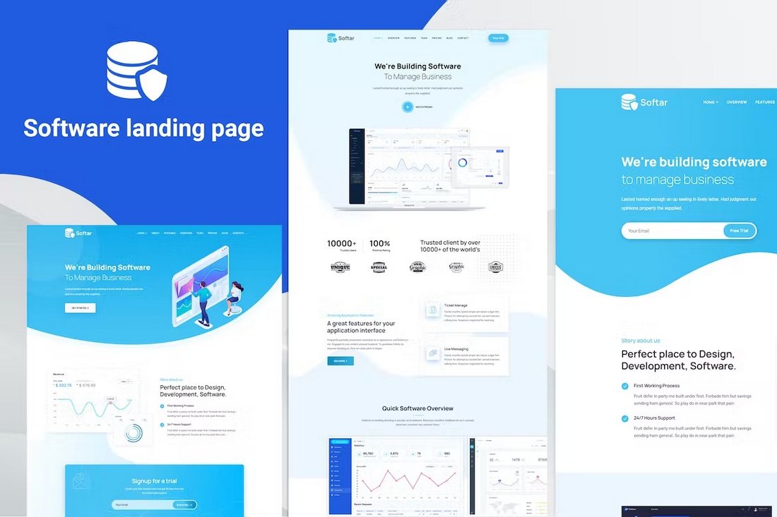 Softar - Software - & APP Landing Page Template