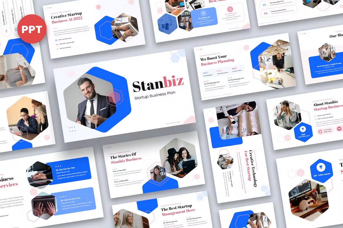 Stanbiz - Startup Business Plan Powerpoint Template