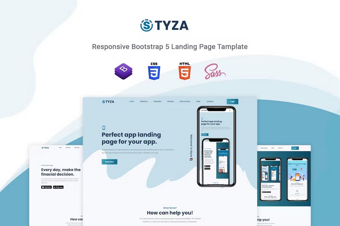 Styza - App Landing Page Template
