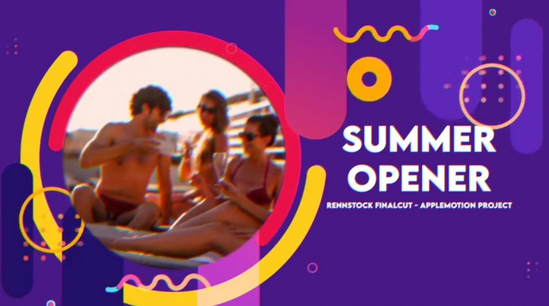 Summer Opener Final Cut Pro Intro Template