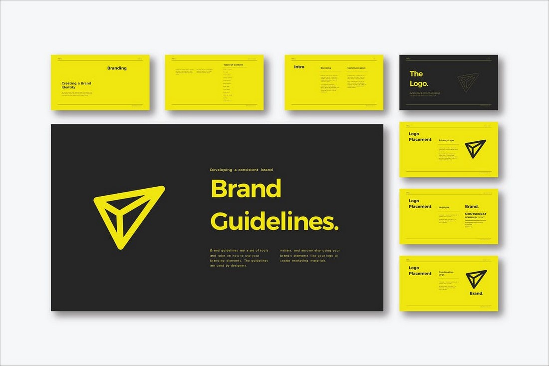 Swiss - Minimal Brand Guidelines PowerPoint Template