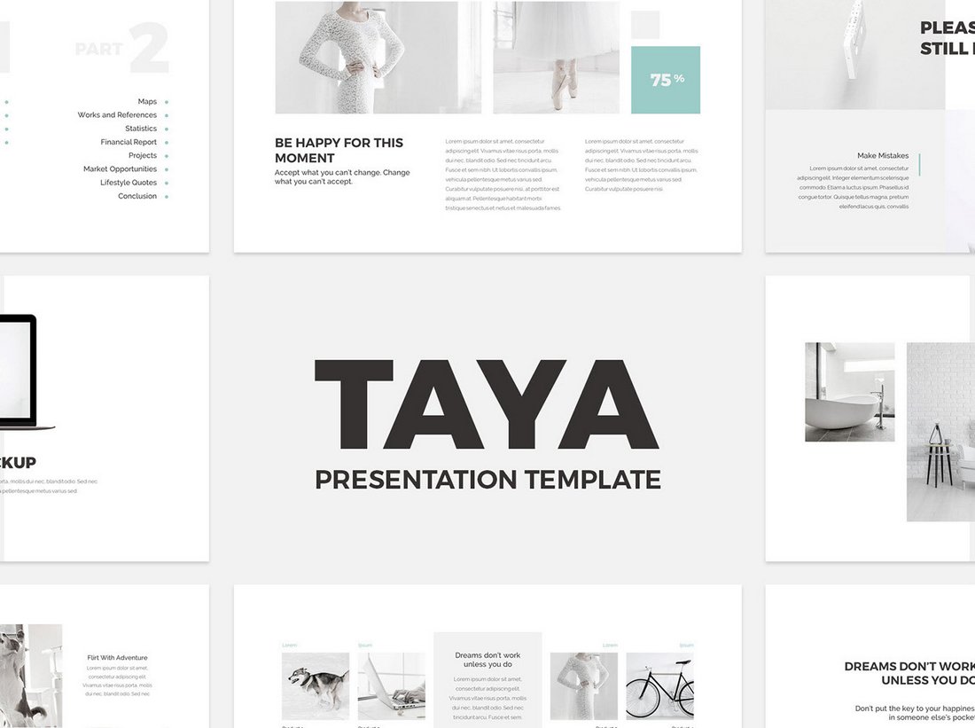Taya - Free Elegant Keynote Presentation
