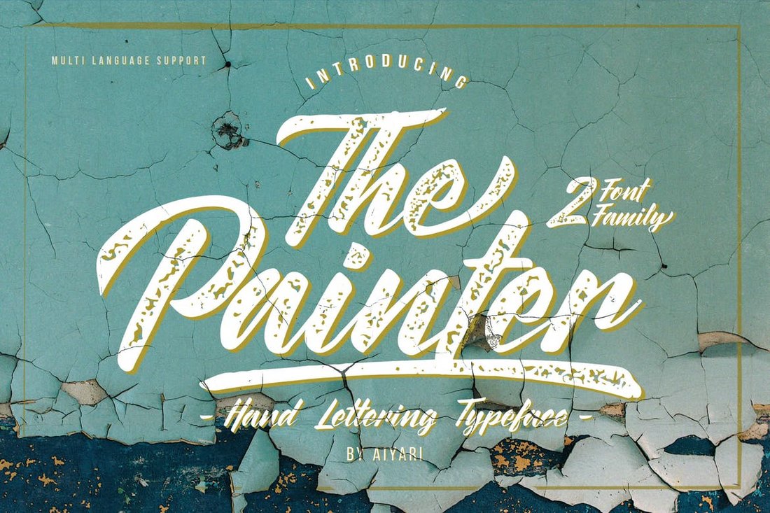 The Painter - Vintage Poster Font