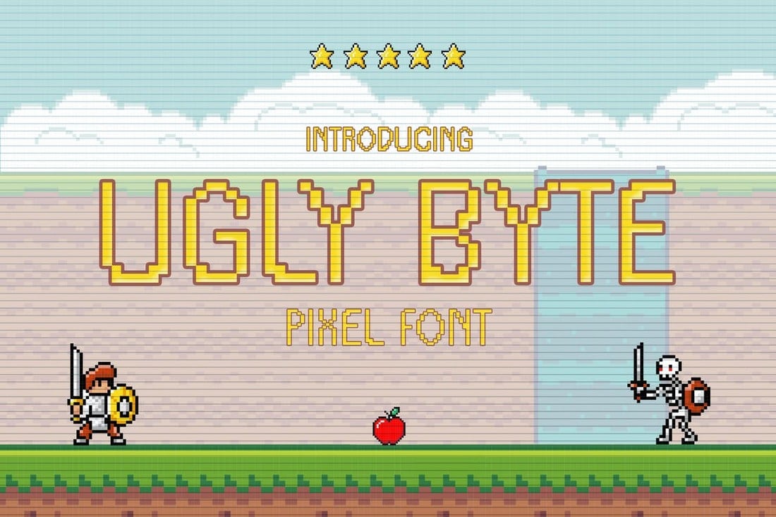 Ugly Byte - Fun Pixel Font