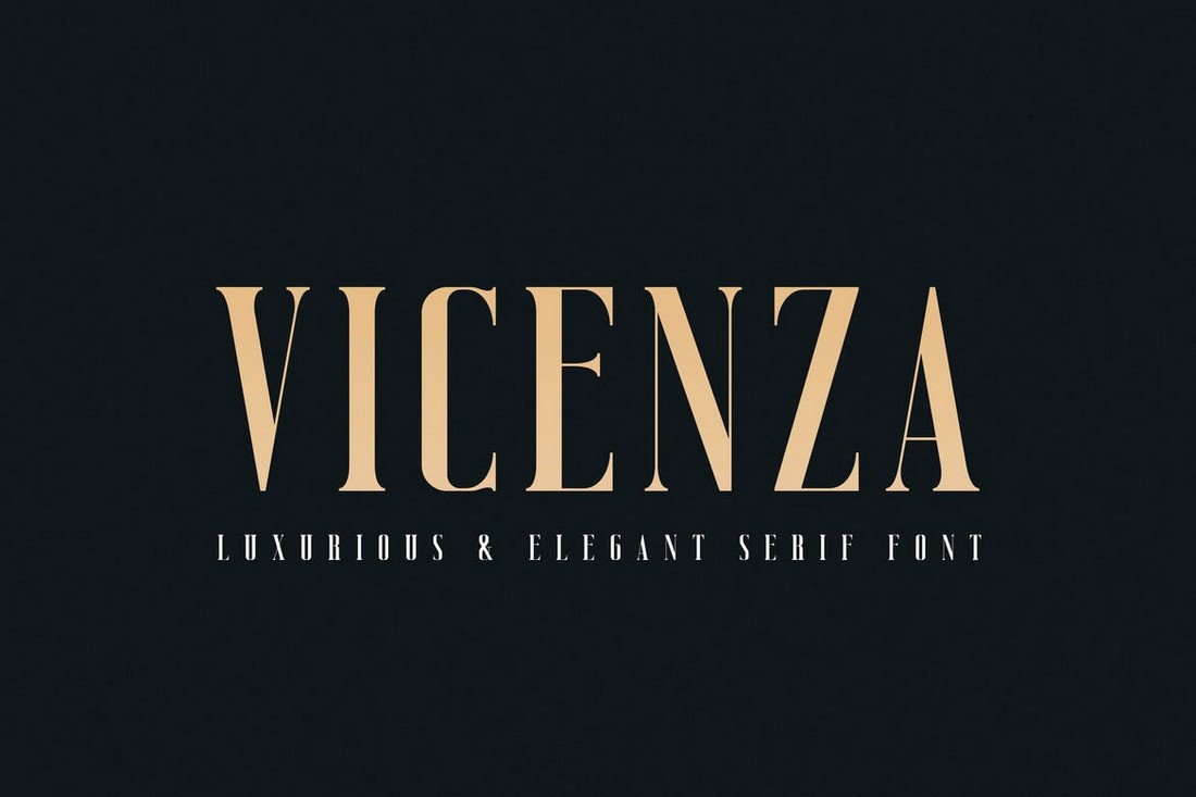 Vicenza - Elegant Serif Poster Font