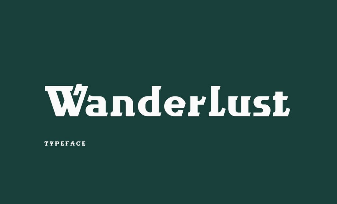 Wanderlust - Free Slab Serif Font