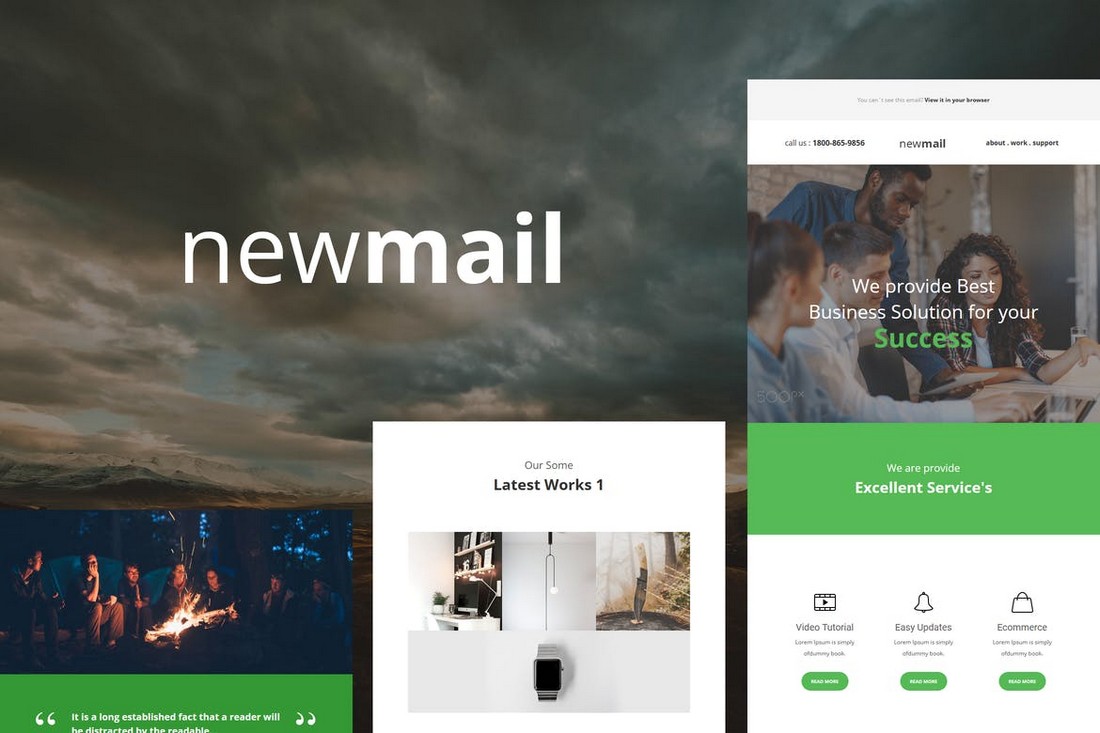 newmail - Responsive E-mail Template