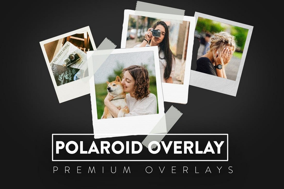 10 Polaroid White Frames for Instagram