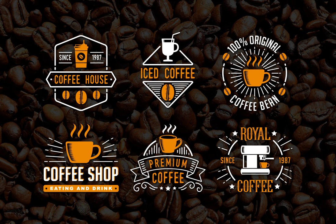 6 Free Coffee Badges & Logo Templates