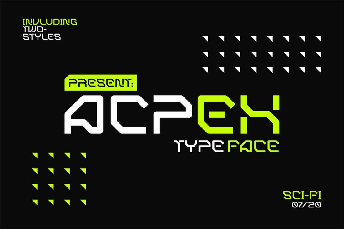ACPEX - Font for Sports & Gym Videos