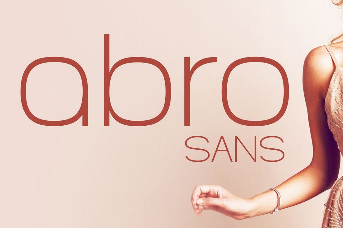 Abro Sans - Geometric Sans Serif Font