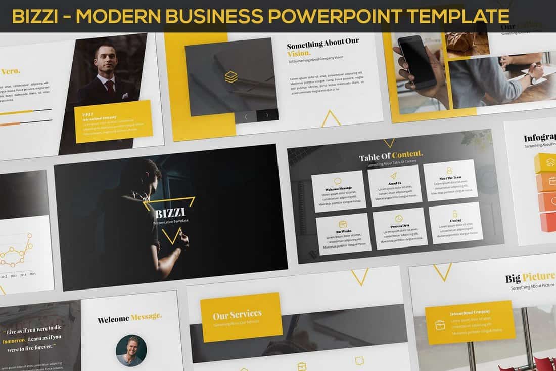 Bizzi - Modern Business Powerpoint Template