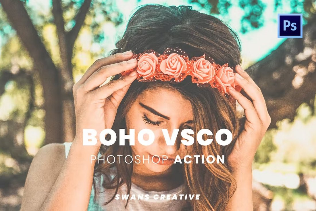 Boho VSCO Photoshop Action