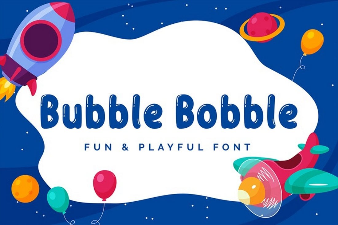 Bubble Bobble - Free Playful Font