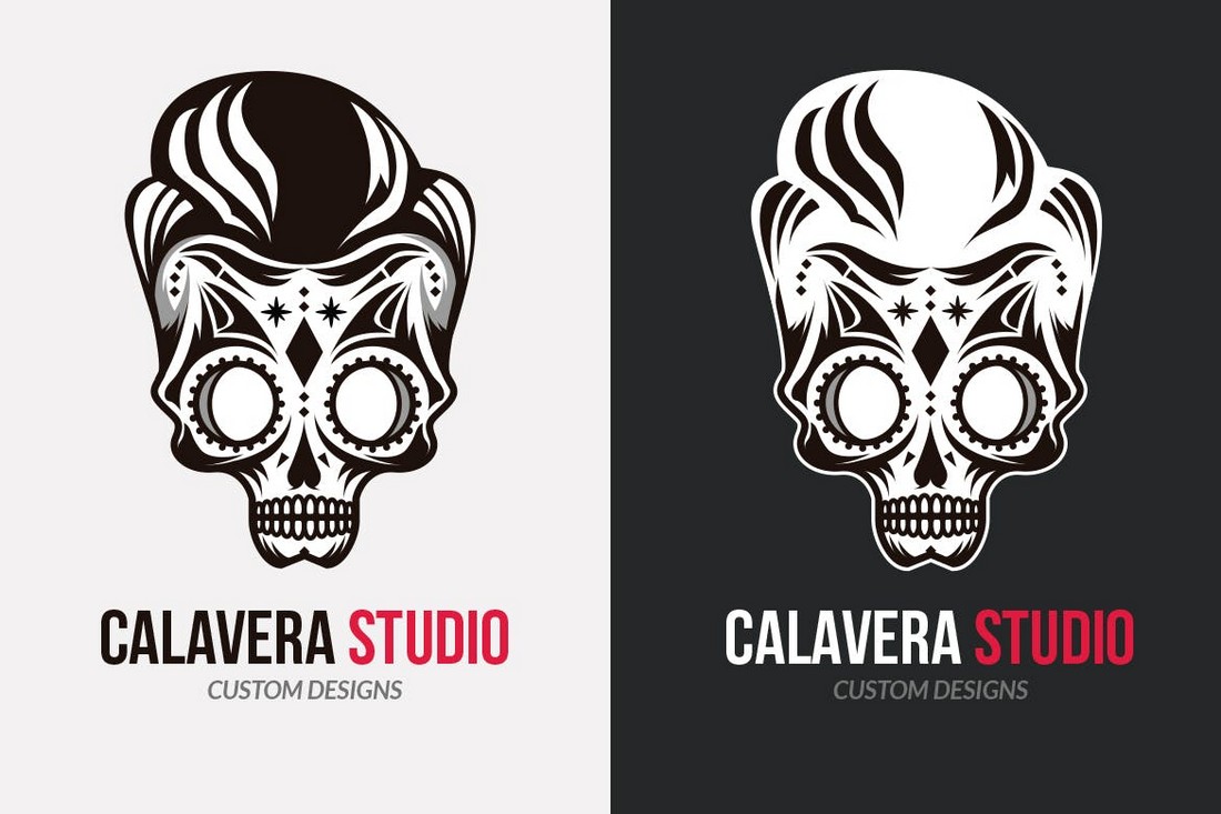 Calavera Studio - Vintage Logo Template