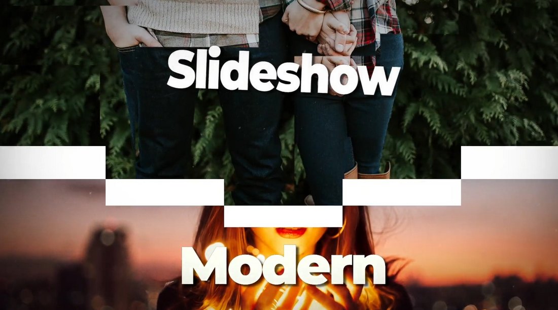 Clean Modern DaVinci Resolve Slideshow Template