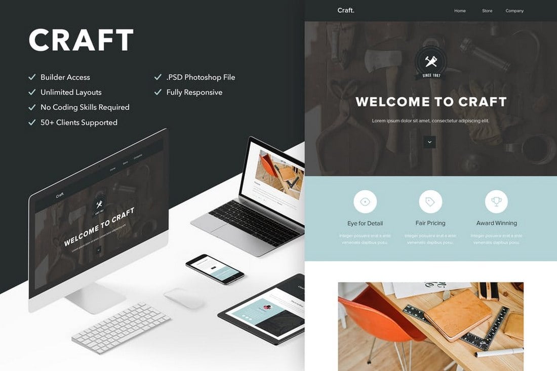 Craft - Minimal Email Newsletter Template
