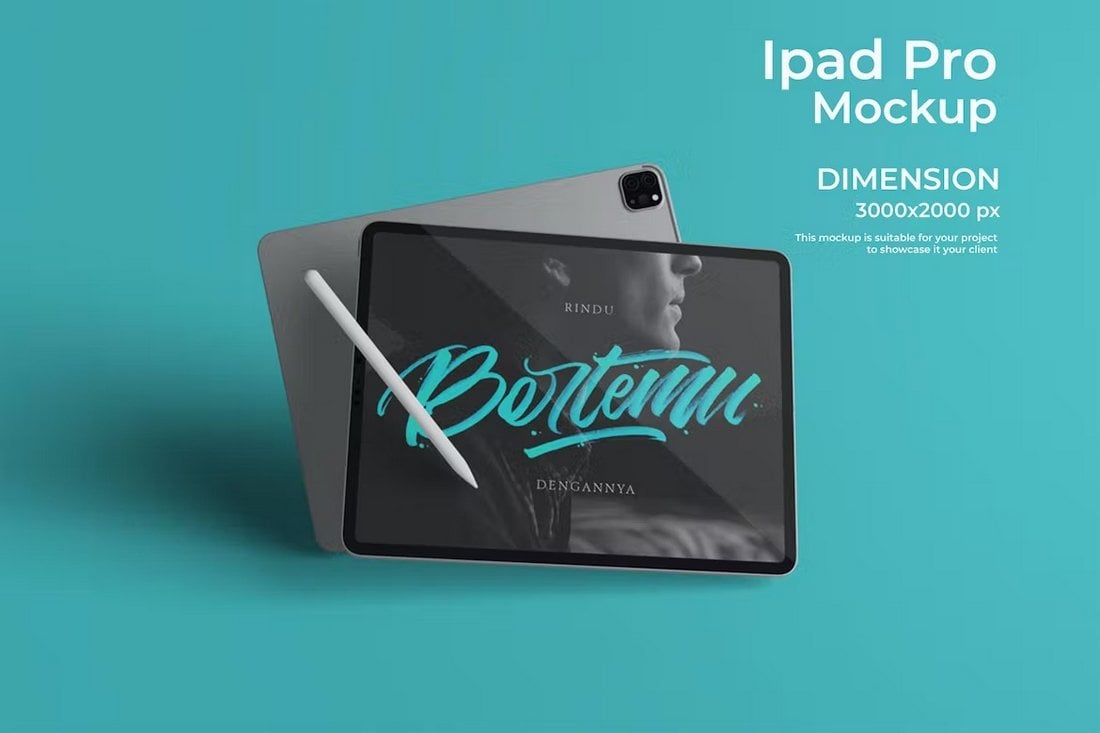 Creative High-Resolution iPad Pro Mockup