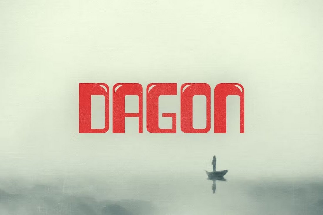 Dagon - Cool Retro Balloon Font