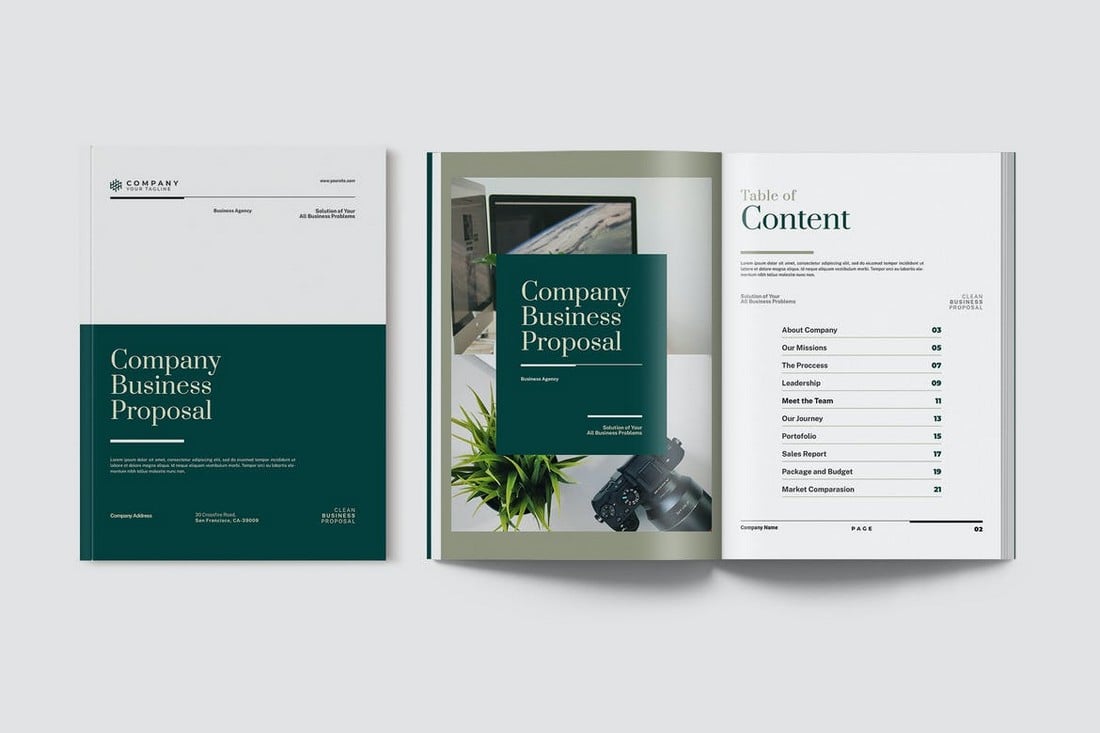 Elegant Business Proposal Document for Word