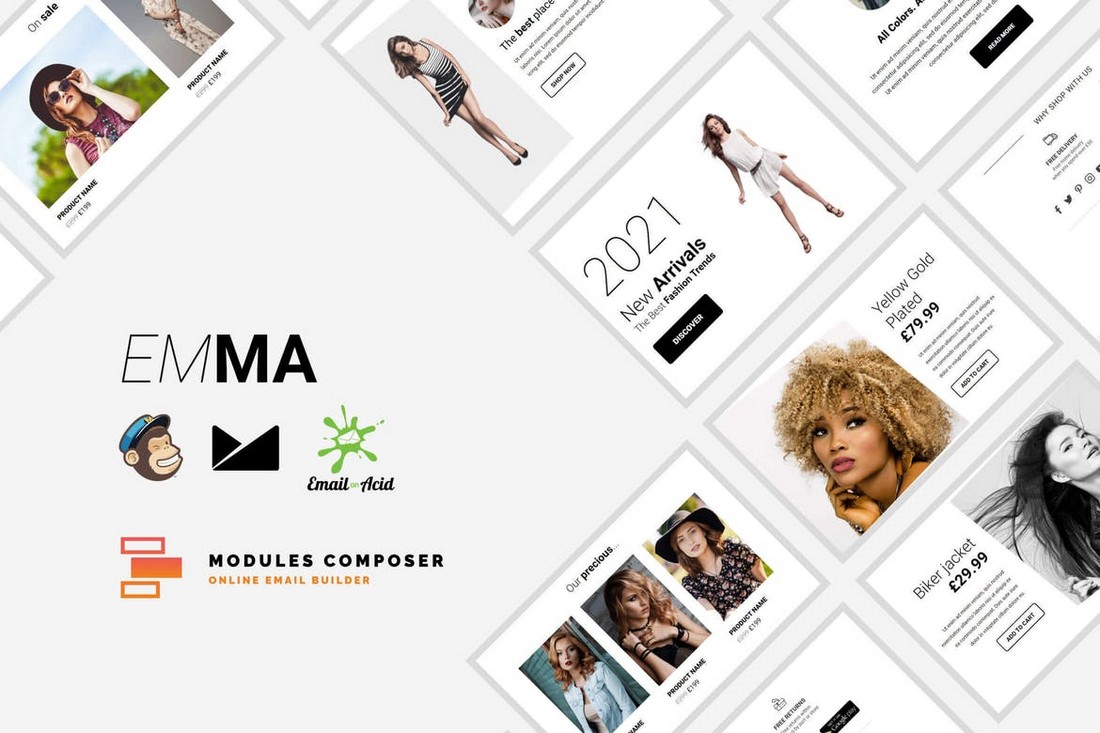 Emma - Modular Email Template for MailChimp