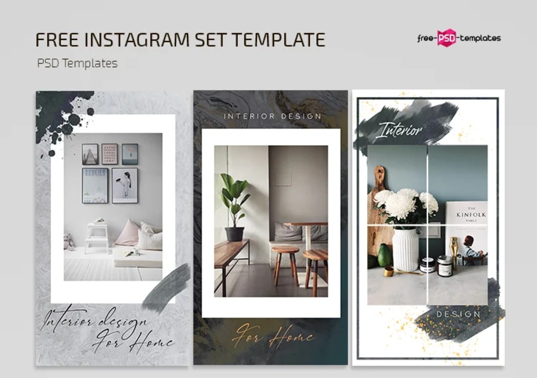 Free Interior Design Instagram Story Templates