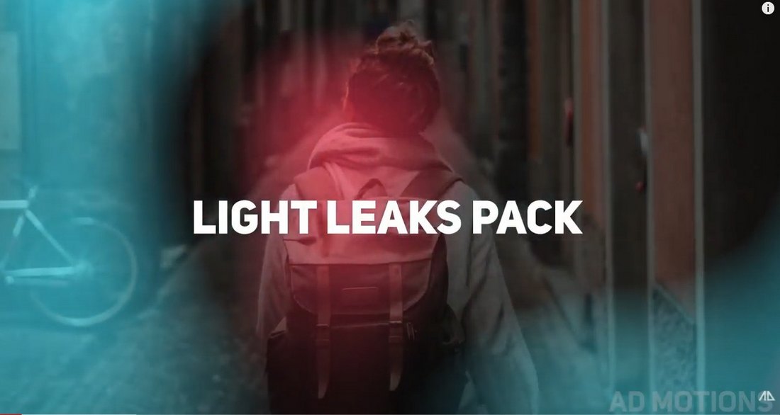 Free Light Leaks Overlay Pack for After Effects