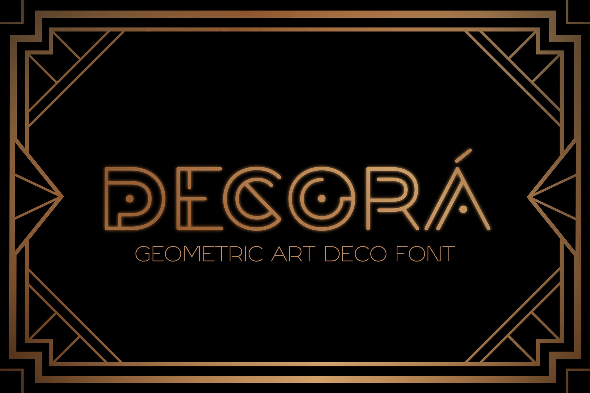 Geometric font