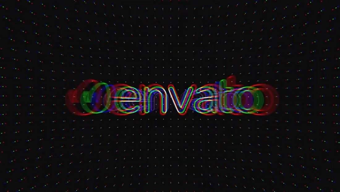 Glitch Logo Reveal After Effects Template