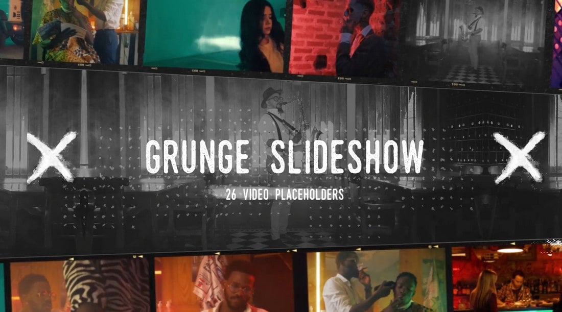 Grunge Vintage Slideshow & Titles for After Effects