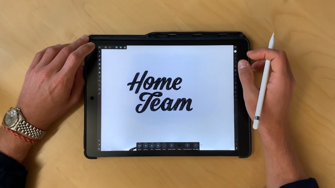 Hand Lettering in Affinity Designer for iPad