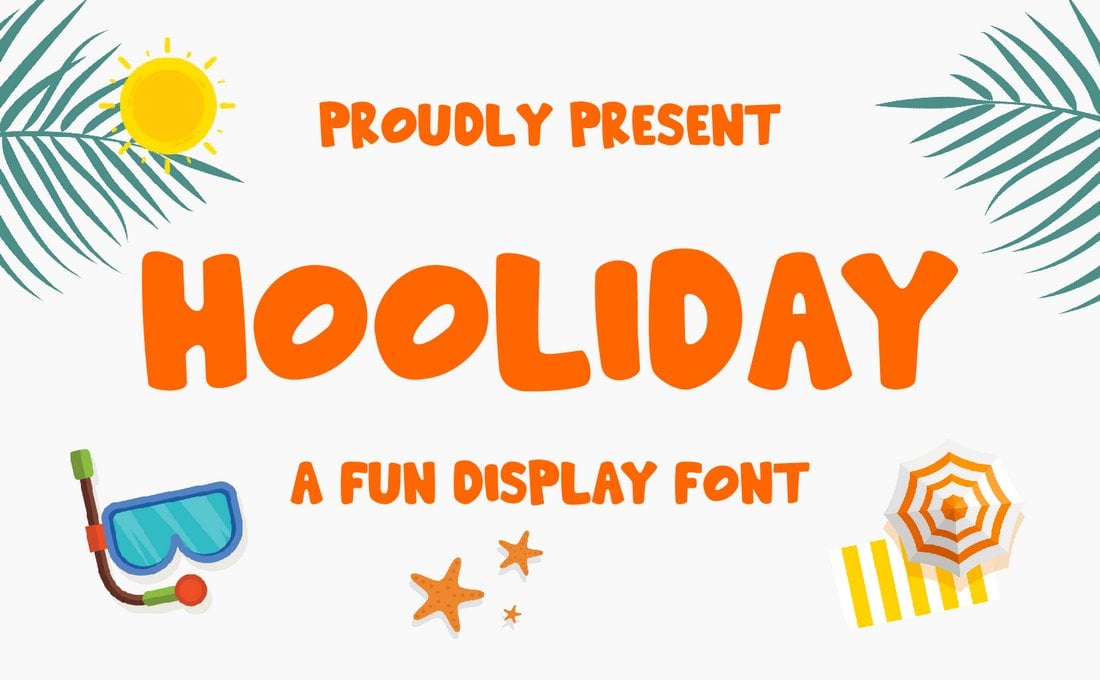 Hooliday - Fun Display Font