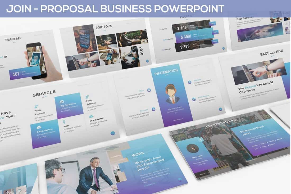 JOIN - Business Proposal Powerpoint Template