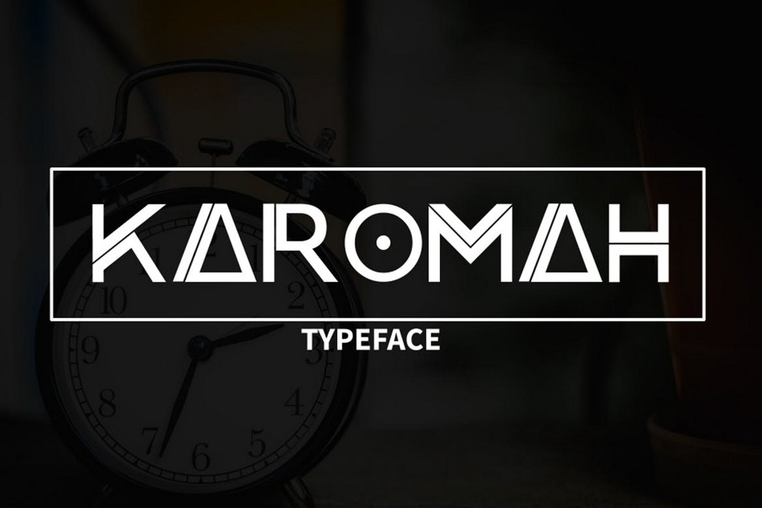 Karomah - Modern Geometric Font