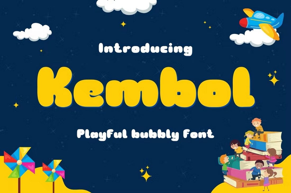 Kembol - Fun Bubble Font