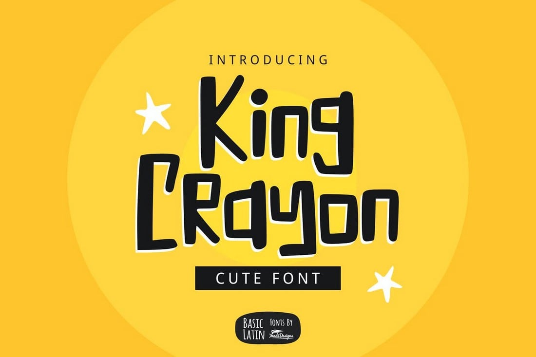 King Crayon - Fun YouTube Font