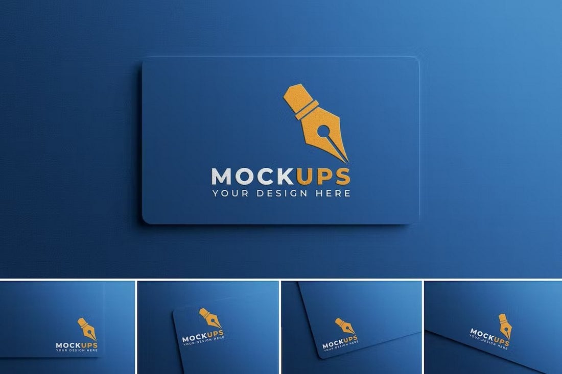Logo on Paper Mockup Templates