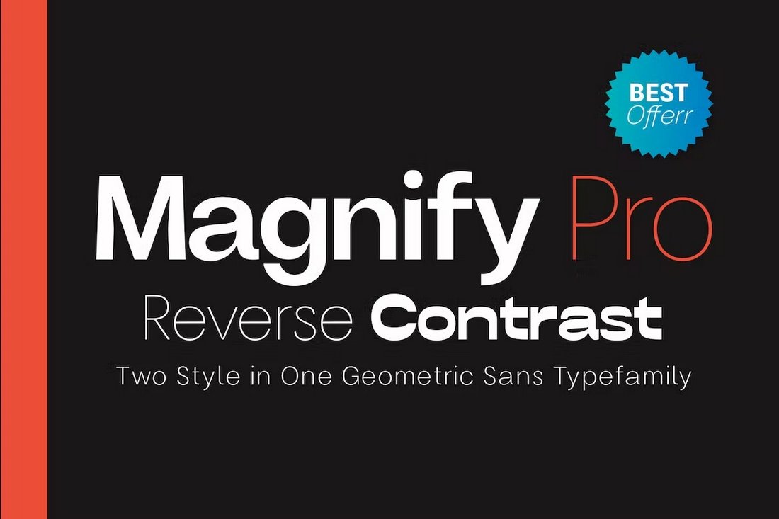 Magnify Pro - Geometric Font Family