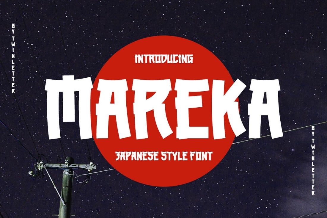Mareka - Free Japanese-Style YouTube Font