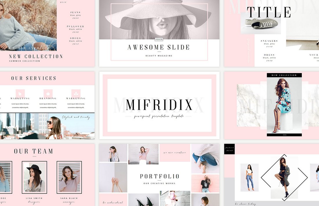Mifridix - Free Fashion PowerPoint Template