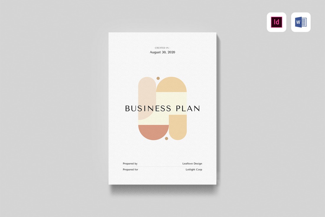 Minimal Business Plan Word Template