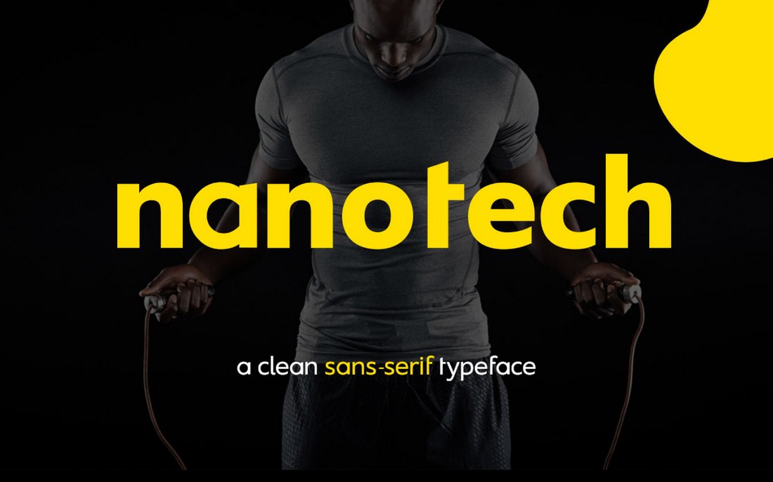 Nanotech - Free Modern Font