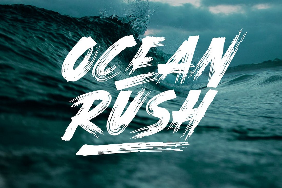 Ocean Rush - Adventure YouTube Font
