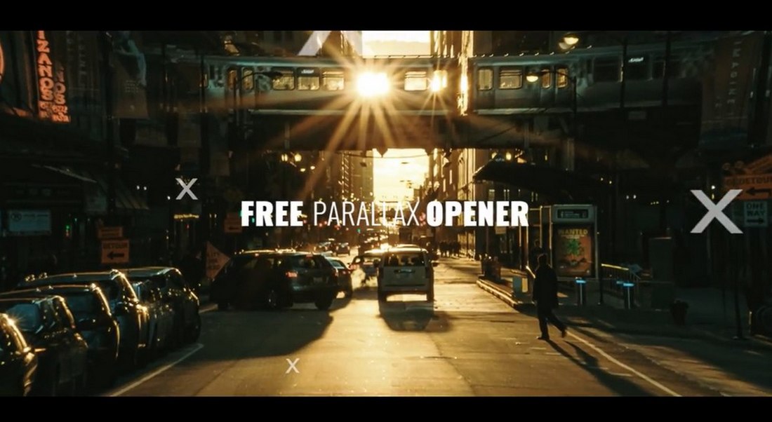 Parallax Opener - Free After Effects Template