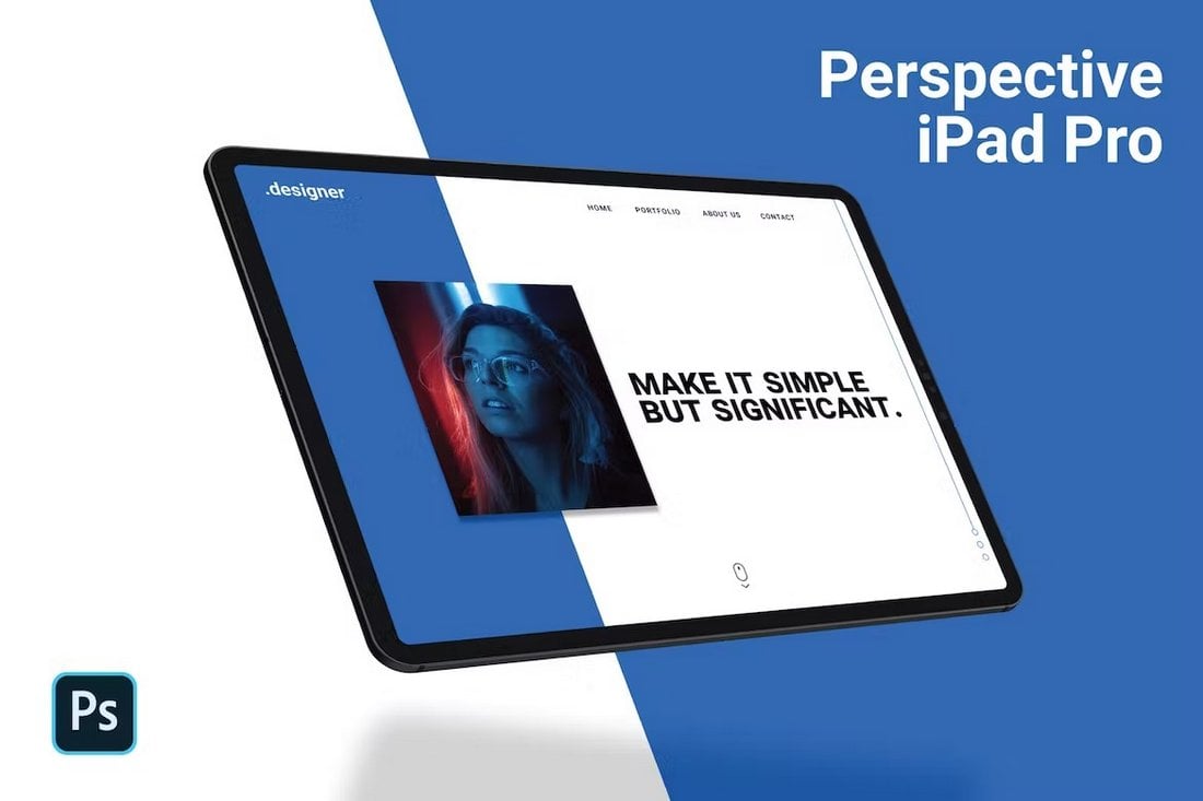 Perspective iPad Pro Mockup