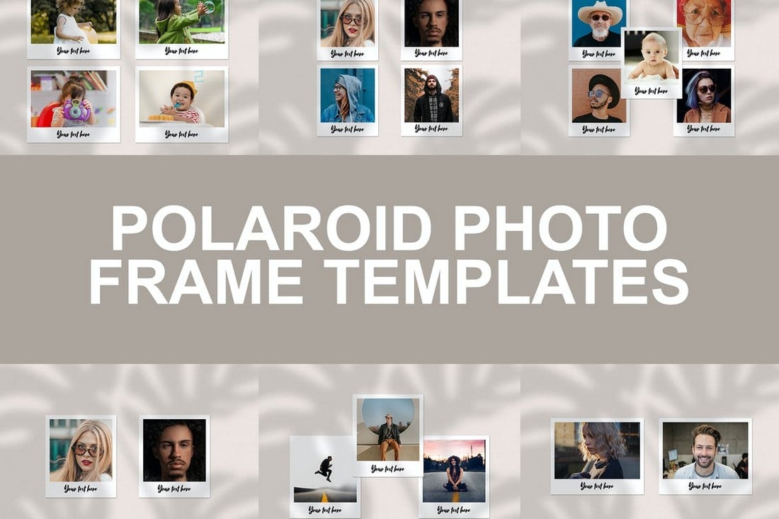 Polaroid Photo Frame Instagram Templates