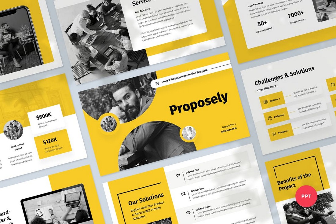 Project Proposal & Pitch PowerPoint Template