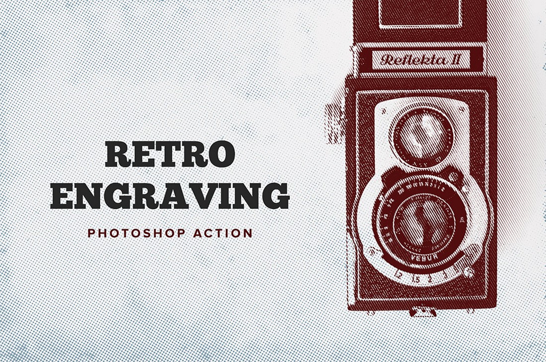 Retro Engraving - Free Photoshop Action